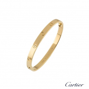 Cartier Yellow Gold Love Bracelet Size 19 B6035519